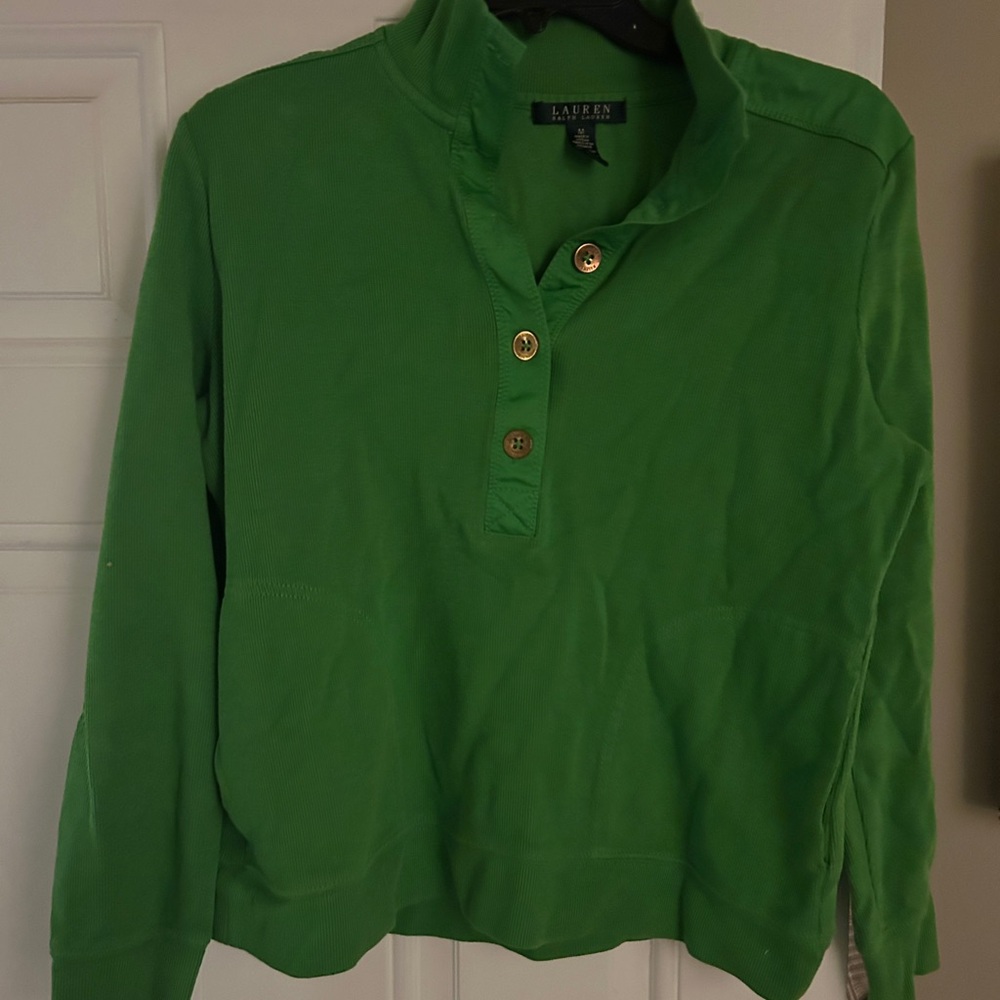 Ralph Lauren Kids Vibrant Green Sweater